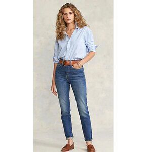 Polo Ralph Lauren Callen High Rise Slim Jeans Women's Size 30 Button Fly